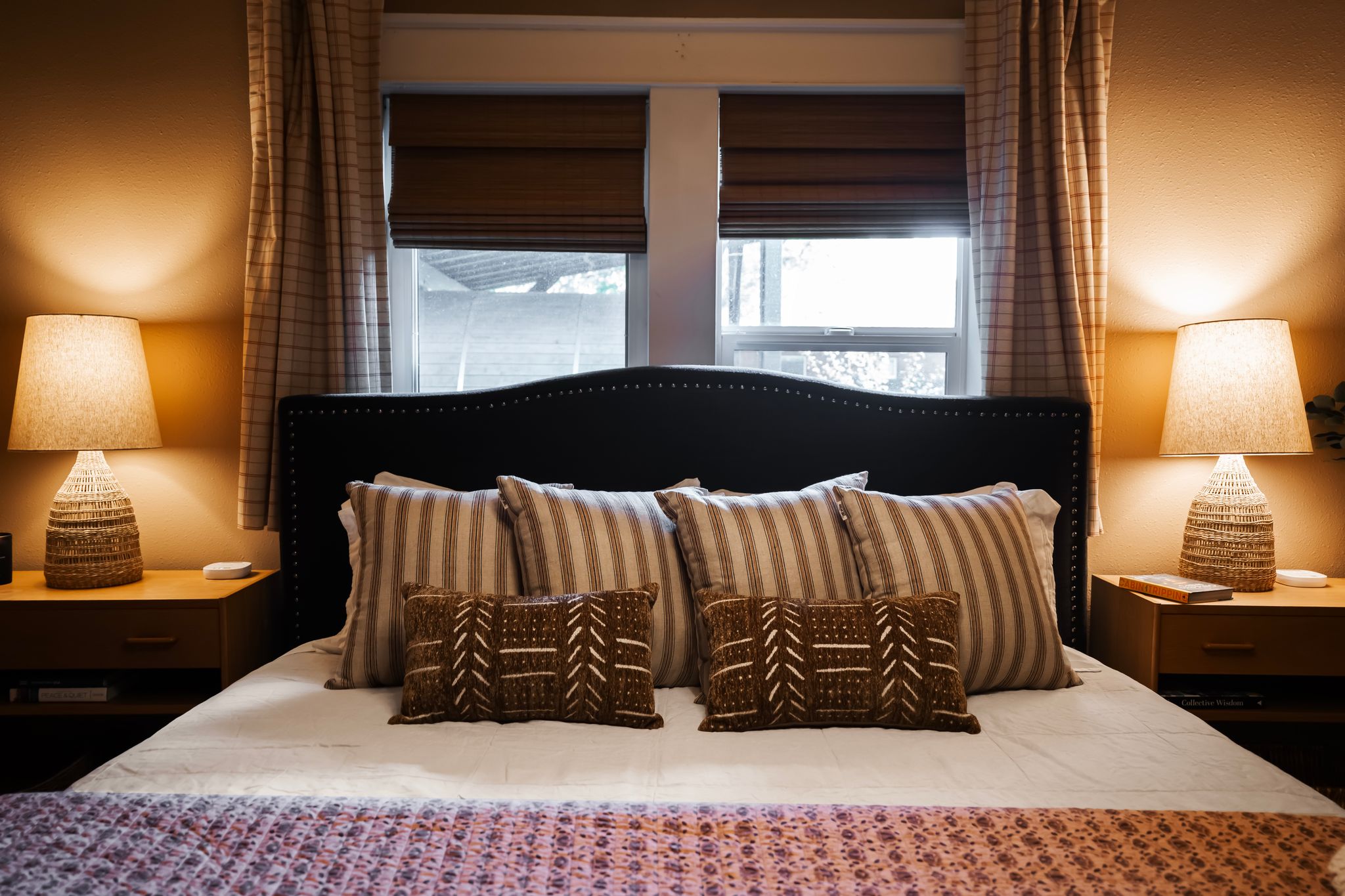 Curated cabin decor and Americana accents